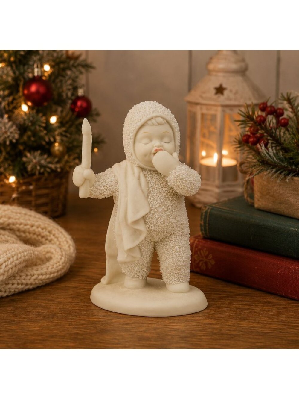 Dept 56 Snowbabies 68810 Children in Snowsuits Porcelain Figurines I'm so Sleepy